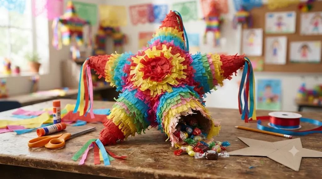 13 Sweet Hispanic Heritage Month Crafts for Kids That Hide Piñata Candies