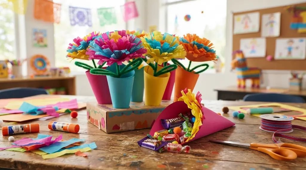 13 Sweet Hispanic Heritage Month Crafts for Kids That Hide Piñata Candies