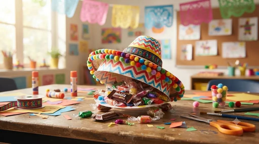 13 Sweet Hispanic Heritage Month Crafts for Kids That Hide Piñata Candies