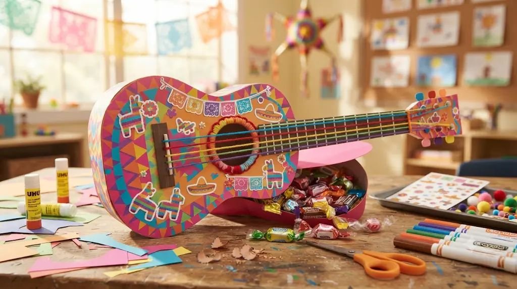 13 Sweet Hispanic Heritage Month Crafts for Kids That Hide Piñata Candies