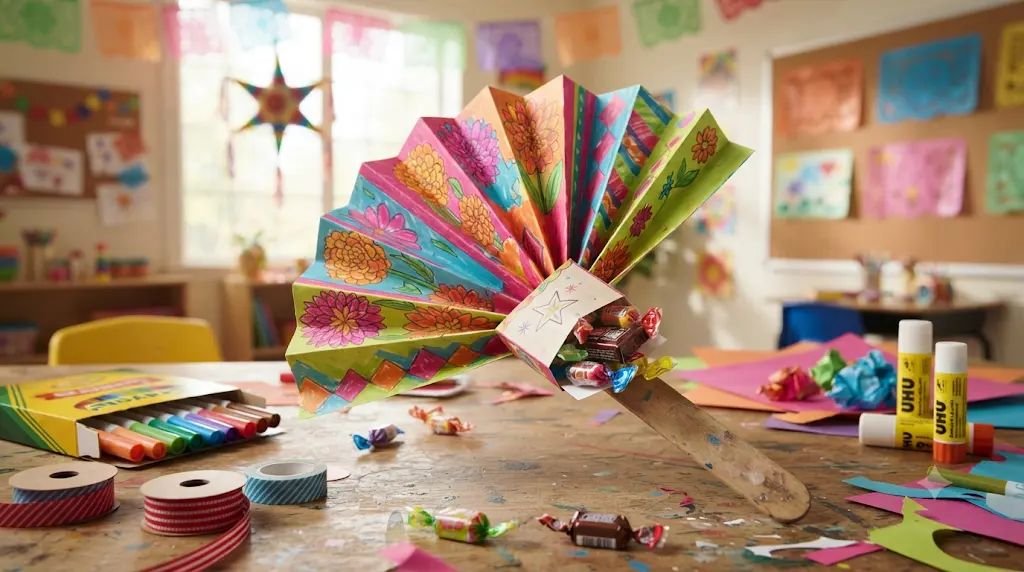 13 Sweet Hispanic Heritage Month Crafts for Kids That Hide Piñata Candies