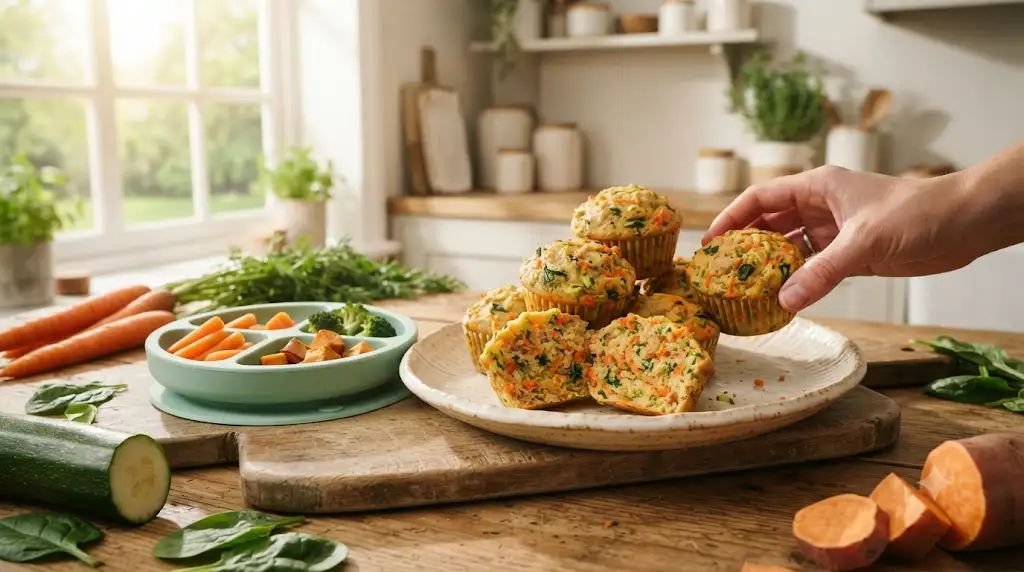 9 Sneaky BLW Muffins Packed With Hidden Veggies That Taste Like a Cozy Bakery Treat