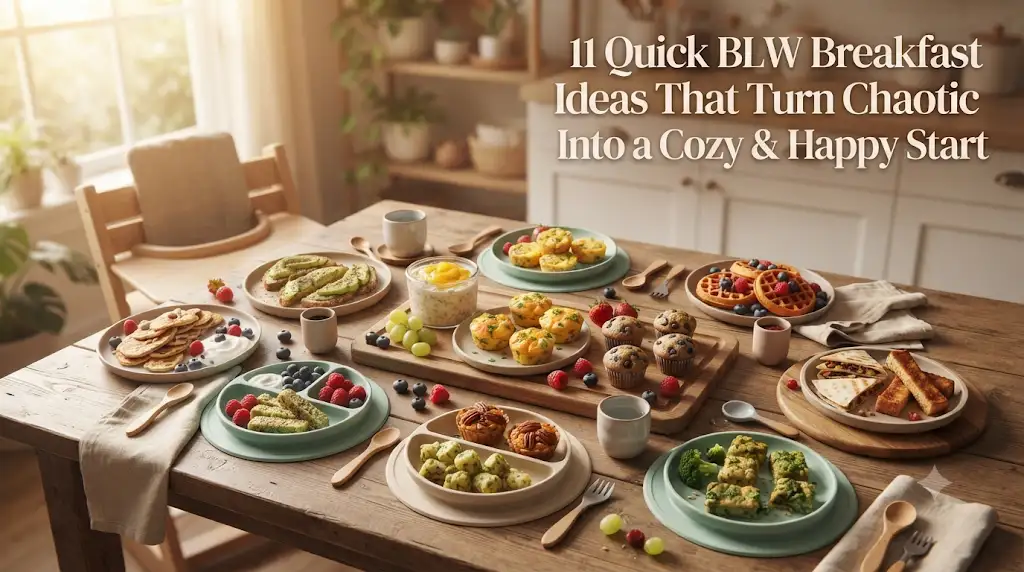 11 Quick BLW Breakfast Ideas That Turn Chaotic Mornings Into a Cozy & Happy Start