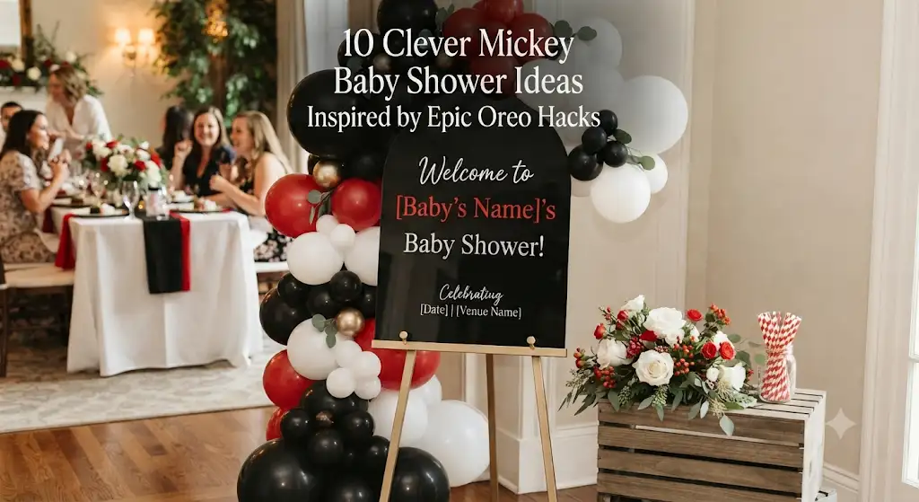 10 Clever Mickey Baby Shower Ideas Inspired by Epic Oreo Hacks