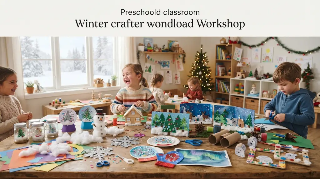 13 Winter Wonderland Crafts for Kids Inspired by Edible Snow Globes