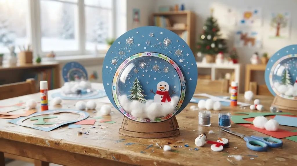 13 Winter Wonderland Crafts for Kids Inspired by Edible Snow Globes