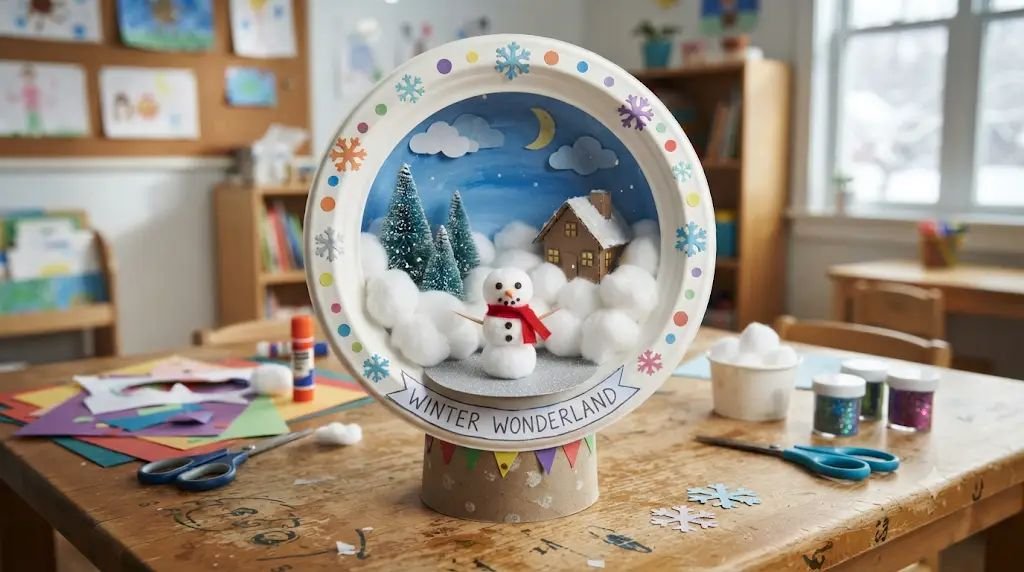 13 Winter Wonderland Crafts for Kids Inspired by Edible Snow Globes
