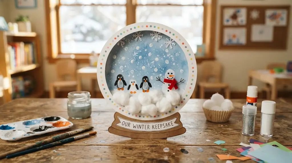 13 Winter Wonderland Crafts for Kids Inspired by Edible Snow Globes