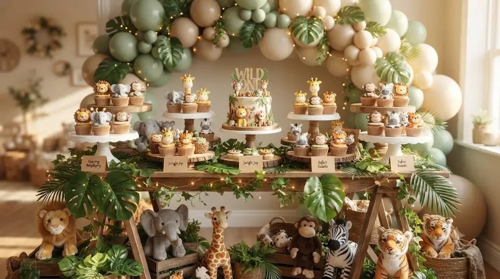9 Sweet Zoo Themed Baby Shower Ideas Inspired by Cute Animal Cupcakes