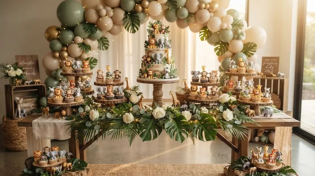 9 Sweet Zoo Themed Baby Shower Ideas Inspired by Cute Animal Cupcakes