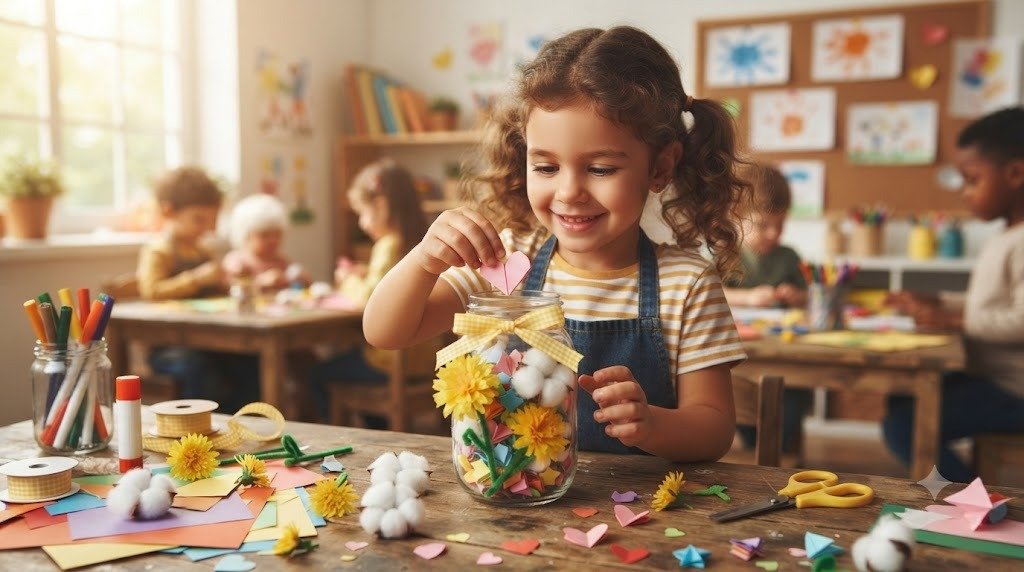 11 Sweet Grandma Mothers Day Crafts for Kids Inspired by Edible Flowers