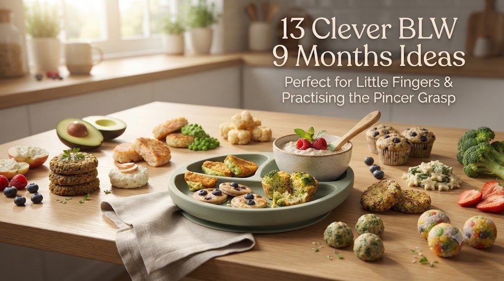 13 Clever BLW 9 Months Ideas Perfect for Little Fingers & Practising the Pincer Grasp