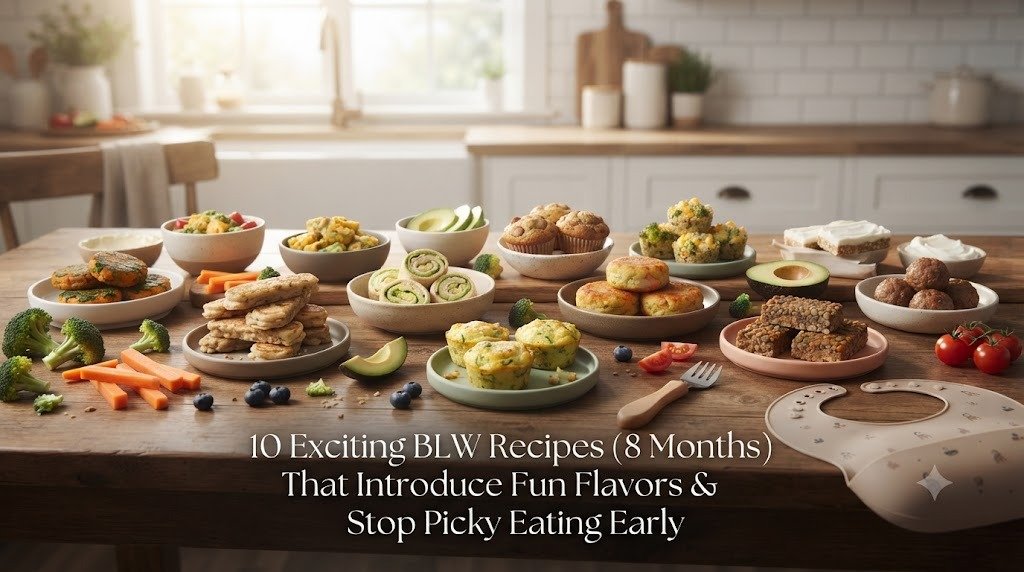 10 Exciting BLW Recipes (8 Months) That Introduce Fun Flavours & Stop Picky Eating Early