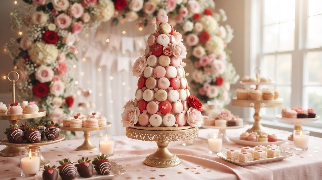 10 Yummy Valentine Baby Shower Decoration Ideas Using Stunning Edible Centrepieces