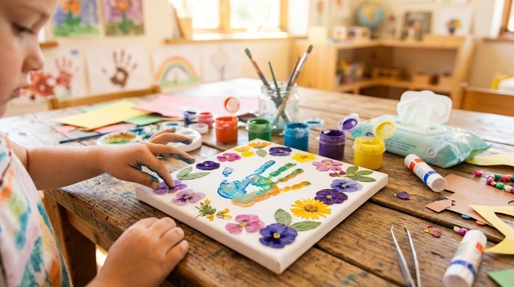 11 Sweet Grandma Mothers Day Crafts for Kids Inspired by Edible Flowers