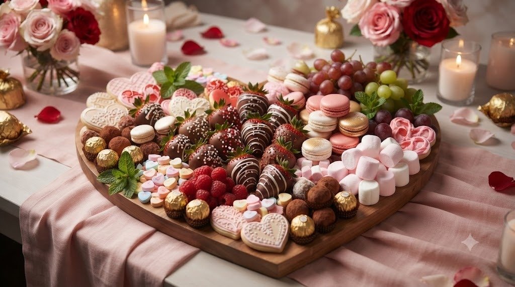 10 Yummy Valentine Baby Shower Decoration Ideas Using Stunning Edible Centrepieces