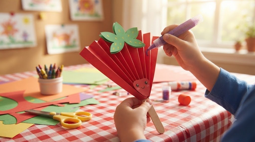 10 Fun Fan Crafts for Kids Made With Foldable Fruit Leather