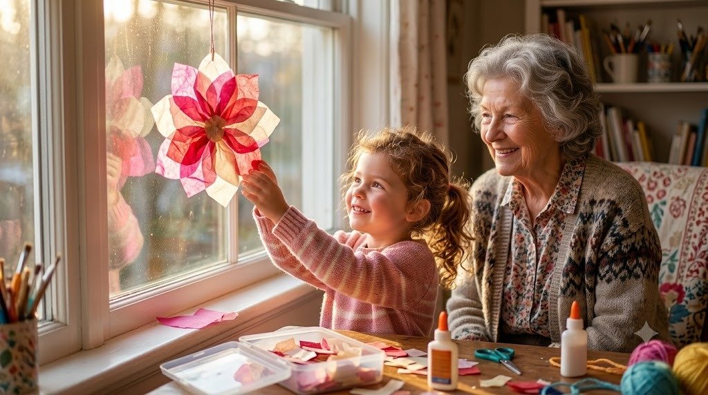 11 Sweet Grandma Mothers Day Crafts for Kids Inspired by Edible Flowers