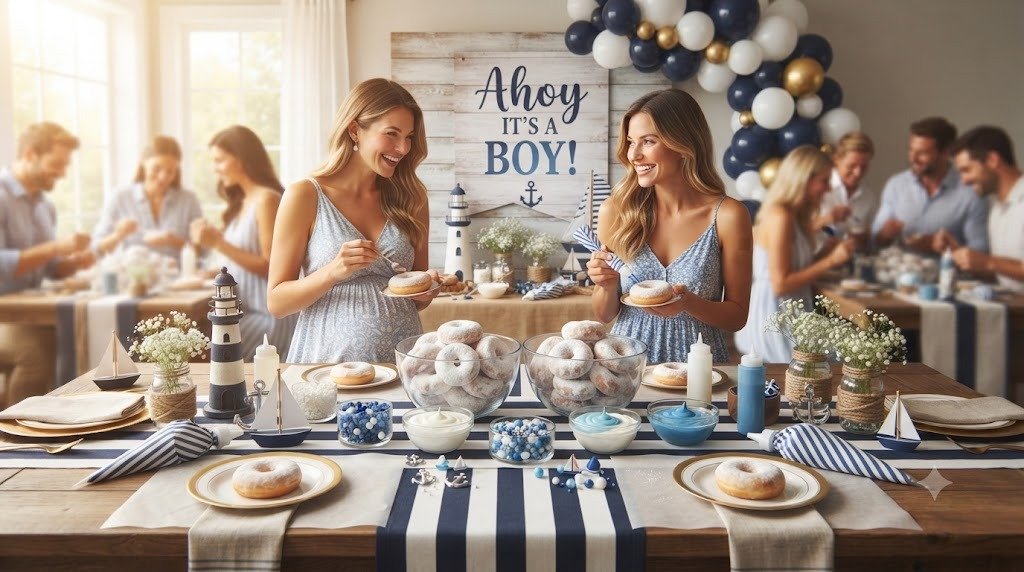 10 Sweet Ahoy It's a Boy Baby Shower Ideas Built With Yummy Donut Lifesavers