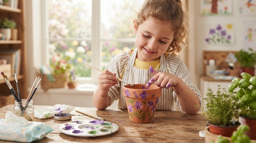 11 Sweet Grandma Mothers Day Crafts for Kids Inspired by Edible Flowers