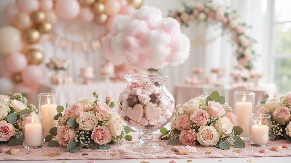 10 Yummy Valentine Baby Shower Decoration Ideas Using Stunning Edible Centrepieces